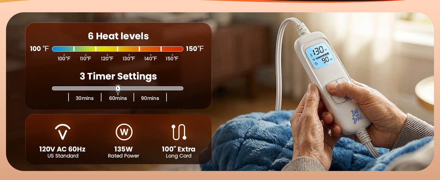 heating pads 100? to 150?