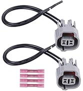 FRCVESNG Side Marker Pigtail Connector Harness, 2 Pack Side Tail Light Marker Wiring Plug Connect...