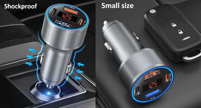 car usb charger multi port 12v outlet plug