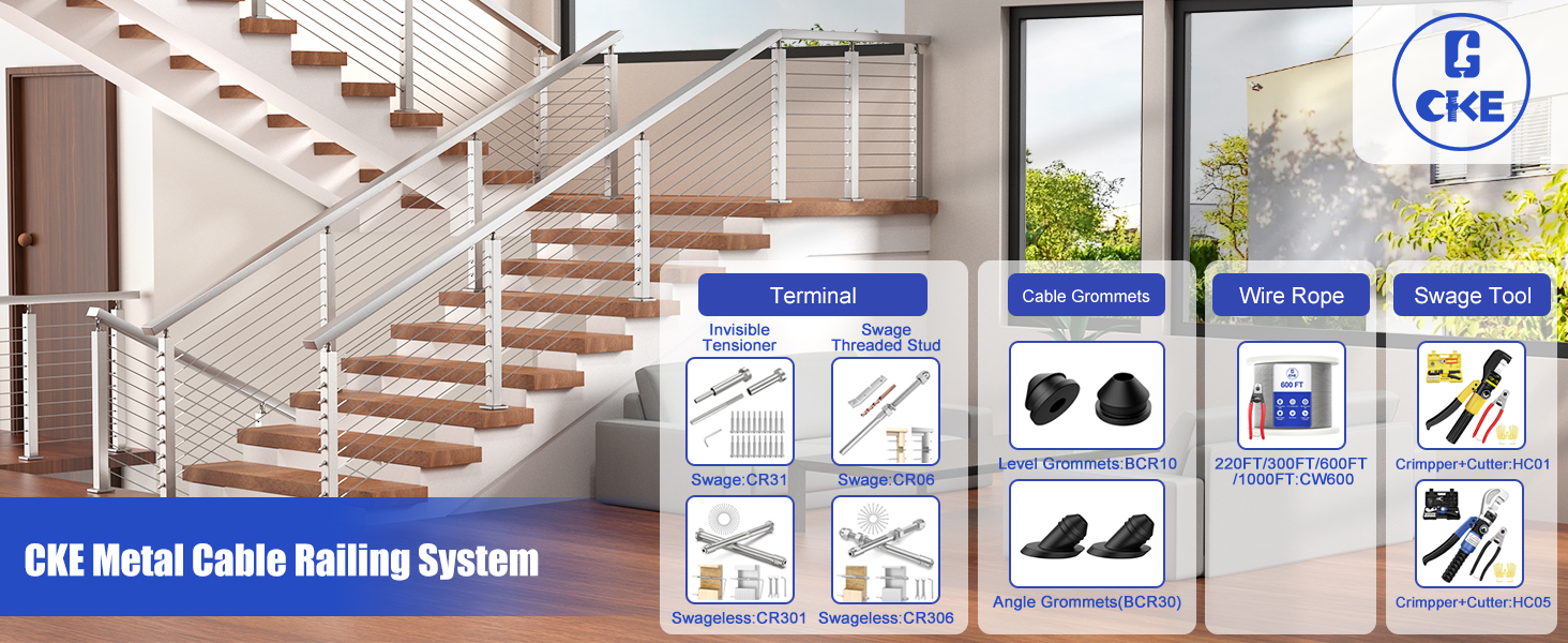 CKE Metal Cable Railing System