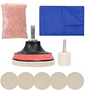 Espusta Car Glass Scratch Remover kit, 100g Cerium Oxide Powder Glass Polish and Wheels Set Polis...