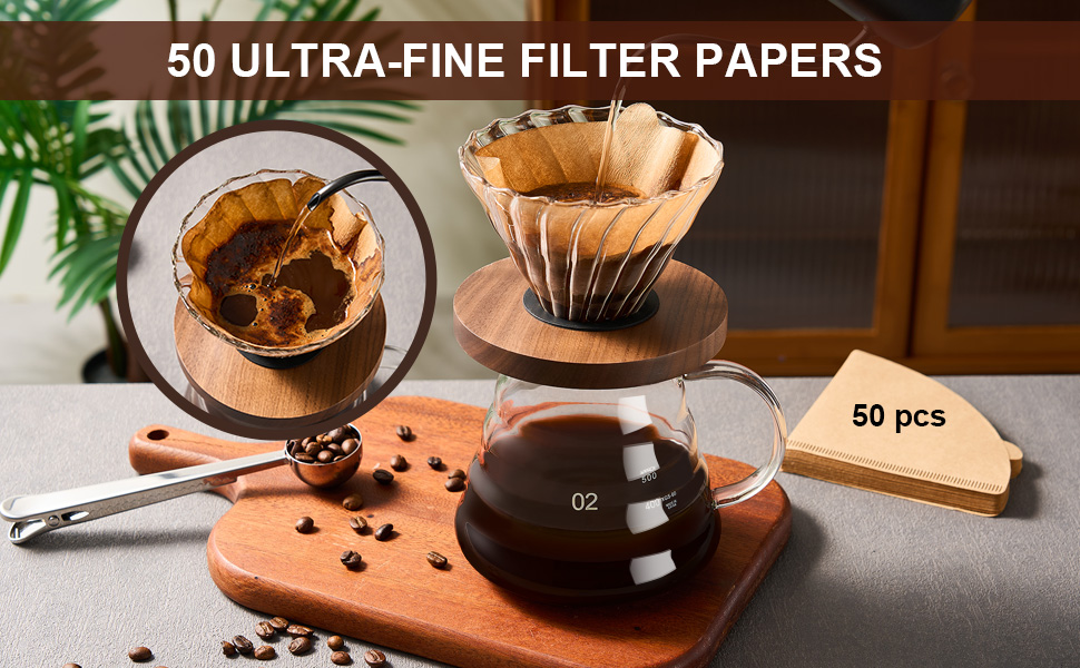Pour Over Coffee Maker Set