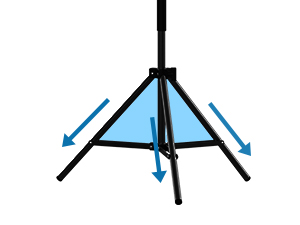 projector screen stand