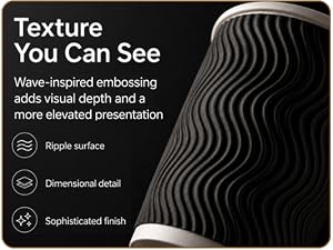 12 oz Disposable Paper Coffee Cups 100 Pack, Leak Proof Insulated Ripple Wall To-Go Cups