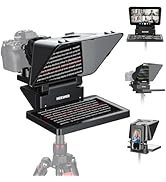 NEEWER 2 in 1 Teleprompter 11 Inch with Monitor, Supports Screen Mirroring, Portable Prompter for...