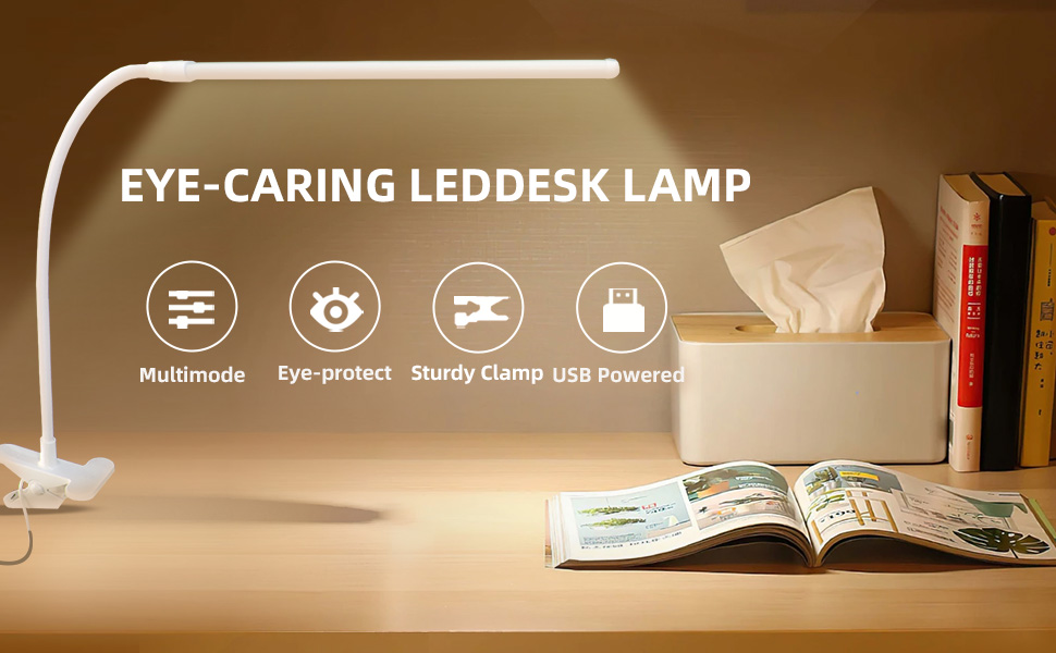 EYE-CARING LED DESK LAMP