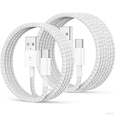 Car Carplay Cable for iPhone 17 16 15 Pro Max, 2Pack [6FT+10FT] Long USB A to USB C Cable Fast Ch...
