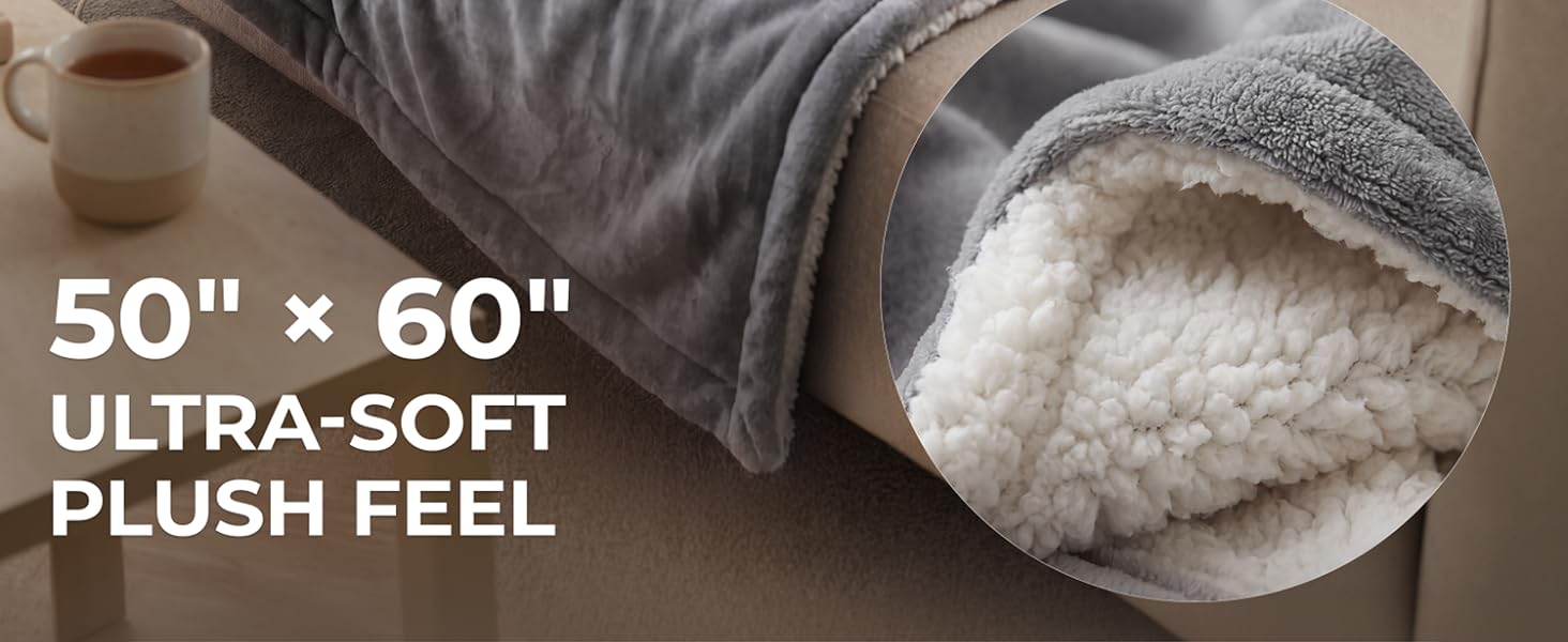 Filo Estilo Heated Blanket 50&amp;#34; by 60&amp;#34;