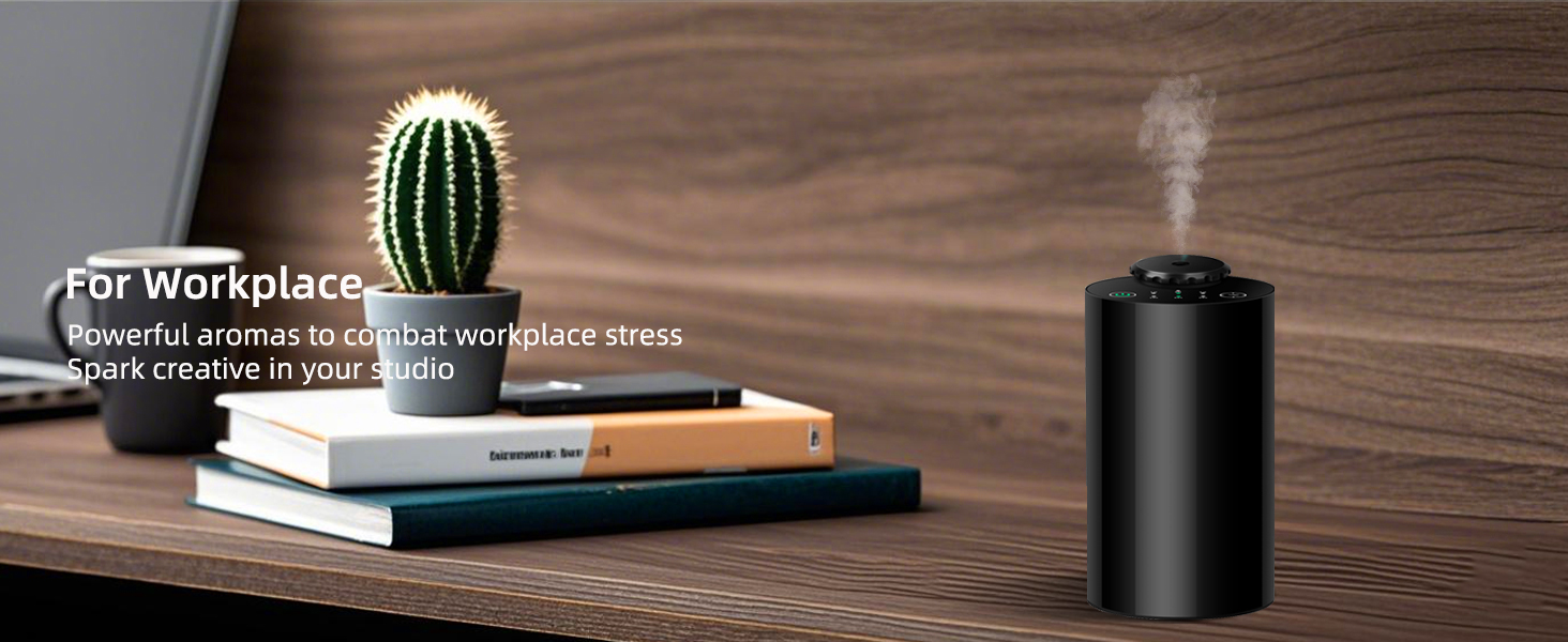 waterless car diffuser essential oil scent aromatherapy air freshener battery operated mini cordless