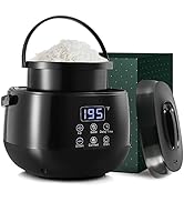 Hearth &amp; Harbor Electric Wax Melter for Candle Making, Small 16oz Candle Wax Melting Pot, Non-Sti...