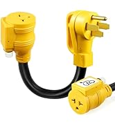 WYM world NEMA N14-50P 50Amp to Dryer Plug to 6-20R EV Charger Adapter, 50A 250V 4-Prong Dryer Pl...