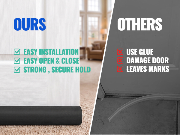 door gap filler