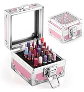 MelodySusie Nail Drill Bits Holder, 25 Holes Case, Portable Dustproof Displayer Organizer Contain...