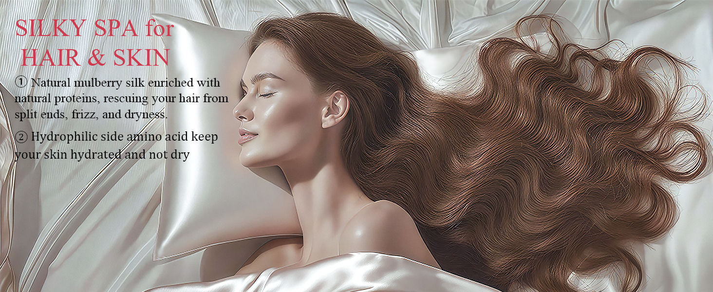 Mulberry Silk Pillow Cases Cooling Pillow Cases for Hot Sleepers