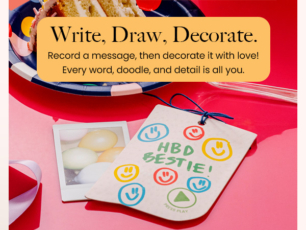 VoiceGift Customizable gift tags