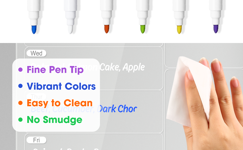 Markers with Vibrant Colors