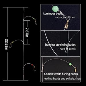 Fishing rig hooks