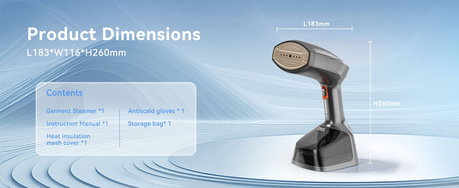 steamer Dimensions