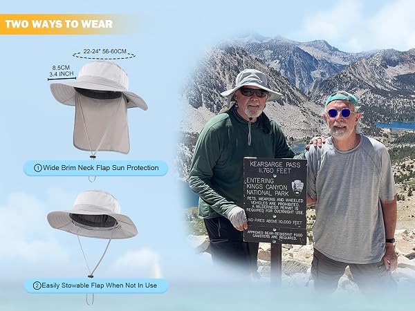 sun hat for hiking camping 01