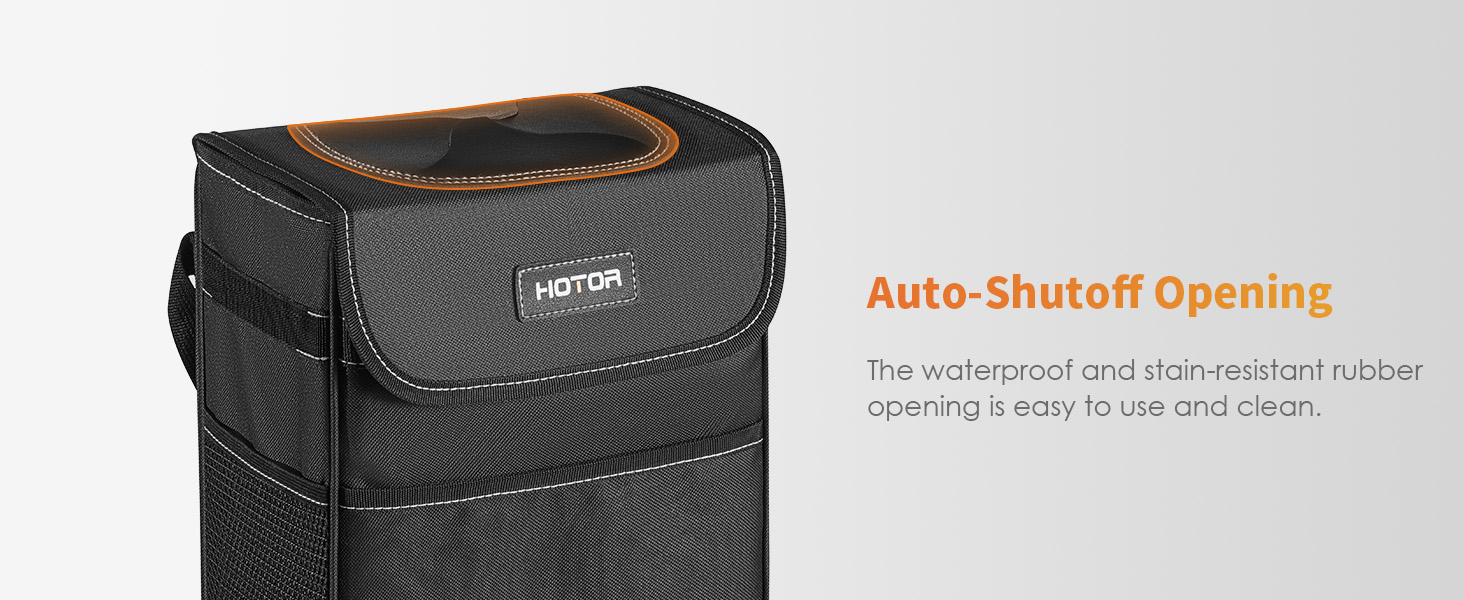 car trash can