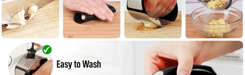 “Healthy cooking with tumbliQ garlic press fresh garlic flavor in meals”