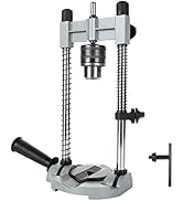 Acrux7 Multi-Angle Drill Guide with Chuck, Drill Press Stand, Adjustable Angle Drill Holder Guide...