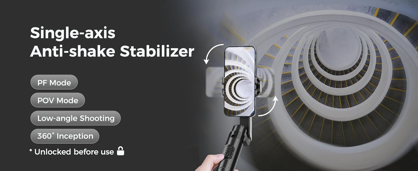 trípode con sensor de movimiento