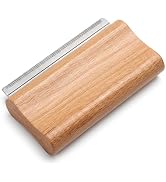 NVNAN Dog Brush for Shedding &amp; Dog Grooming Supplies - Oval Wooden Pet Hair Removal Tool - Effect...