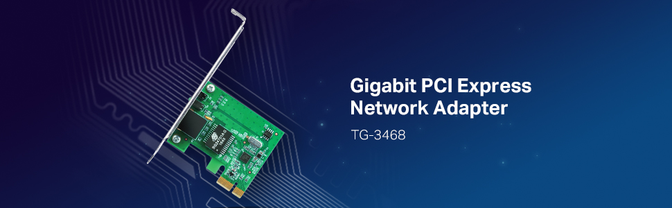 Gigabit PCIE Computer Networking Ethernet Card - TP-Link TG-3468