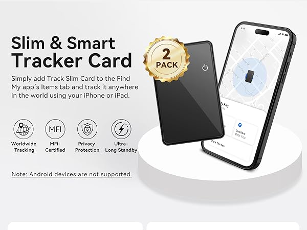 Slim and Smart Tracker Card