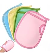 Healvian 4PCS Exfoliating Gloves,Soft Kids Bath Mitt,Korean Exfoliating Mitts,Baby Body Wash Glov...
