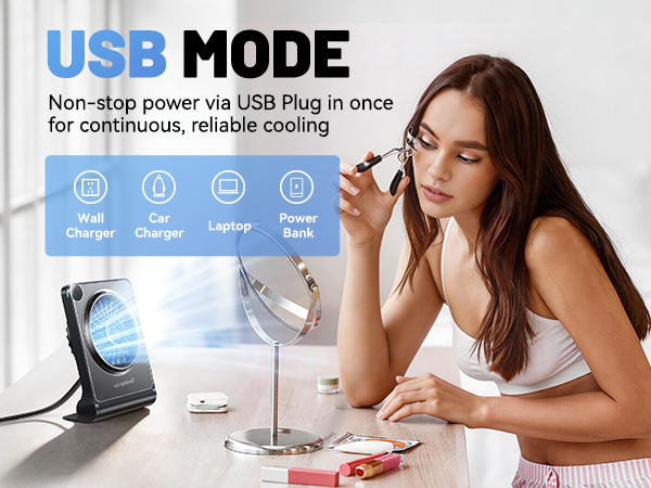 usb desk fan for makeup