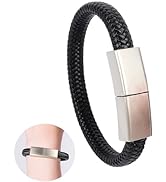 USB Flash Drive Leather Wristband Shape 128GB USB 2.0 U Disk Braided Rope Bracelet Memory Stick P...