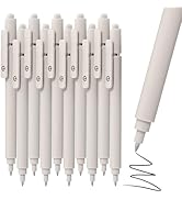 RIANCY Gel Pens, 0.5mm Black Ink Quick Dry Ball Point Pens, Fine Point Smooth Writing Pens, Cute ...