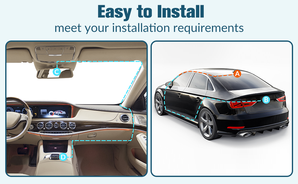 Dash Cam Front and Rear