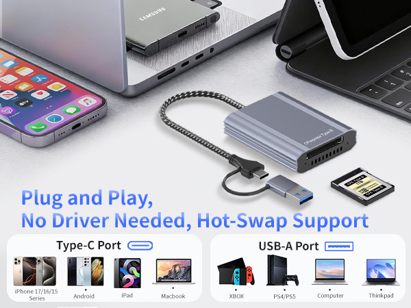 cfexpress type b card reader