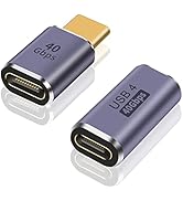 Poyiccot 2Pack USB C Extender Adapter, 40Gbps USB C Adapter, USB C Male to Female Adapter + USB C...