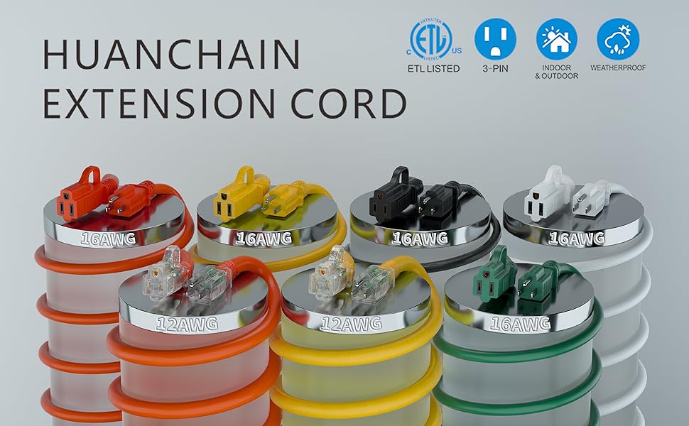 HUANCHAIN extension cord