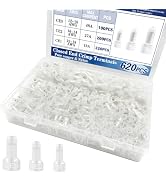 Tmyjfjingxi 620PCS Closed End Wire Crimp Connectors 22-16,16-14,12-10AWG Nylon Wire Caps Electric...