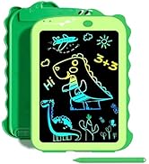 AURXONS LCD Writing Tablet for Kids, 8.5 Inch Colorful Electronic Doodle Scribbler Boards, Erasab...