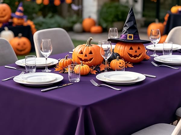 Purple Tablecloth