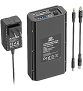 melasta 12V LiFePO4 Battery Power Bank, 6000mAh Rechargeable Lithium ion Battery Pack with 12V 9V...