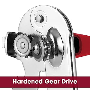 classic can opener, red