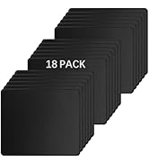 18 Pack Black Mouse pad Bulk with Stitched Edge, 10.2x8.3inches, 3mm Thickness Premium Textured N...