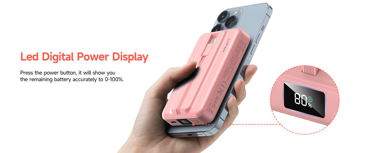 LVFAN 10000mAh battery pack