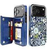 uCOLOR for iPhone 17 Pro Max Wallet Case with Card Holder PU Leather RFID Blocking Design iPhone ...