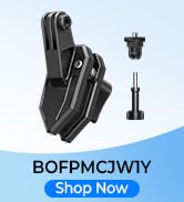 Maectech Motorcycle Windshield Clip Camera Mount for Insta360 X5 for GoPro | Motorcycle mount cla...