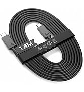 1.8M USB C to USB C Cable 5A,45W for Samsung Fast Charger Cable Type C Super Fast Charging Cord f...