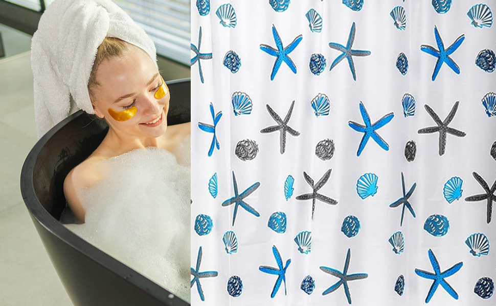 shower curtain for bathroom standard size shower curtain liner white black