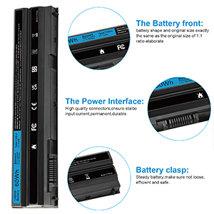 T54FJ 60WH M5Y0X 8858X E6420 E5420 Replacement Laptop Battery